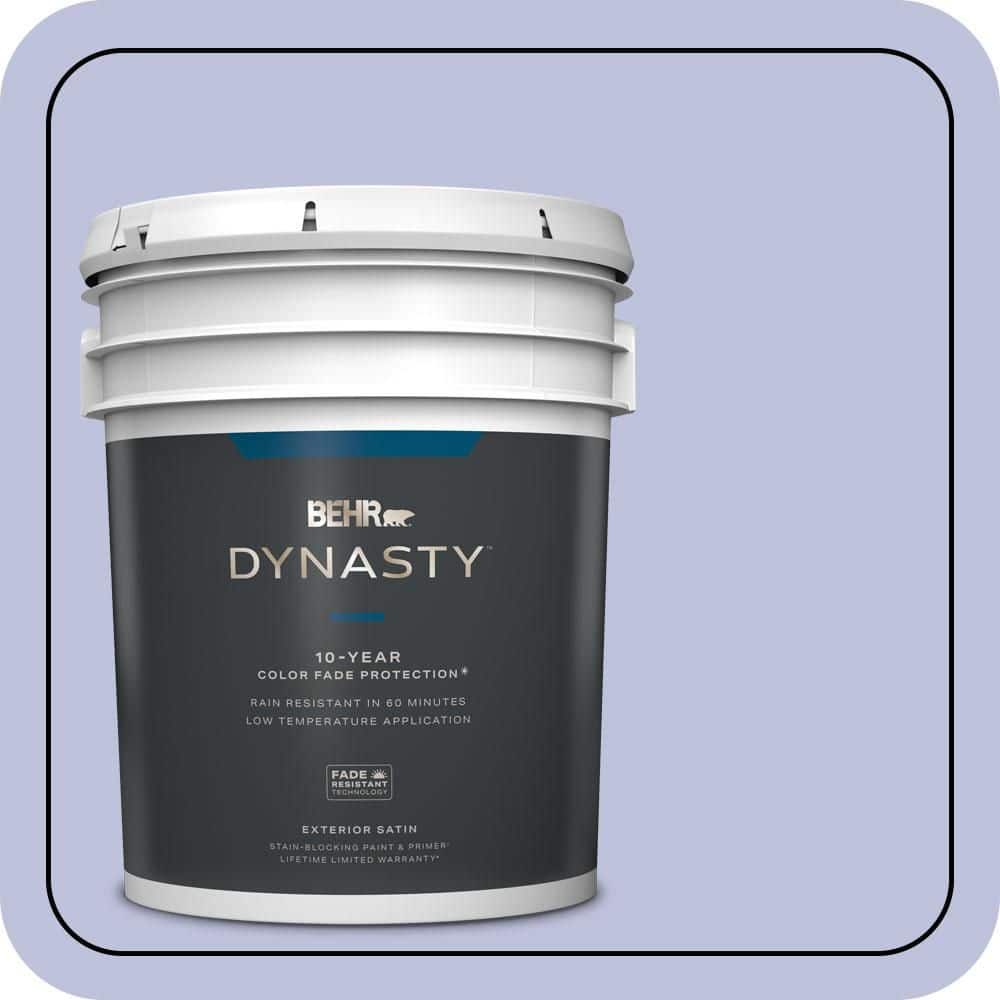 5 gal. #610A-3 Lavender Sachet Satin Enamel Exterior Stain-Blocking Paint & Primer price history on PriceWatchPro
