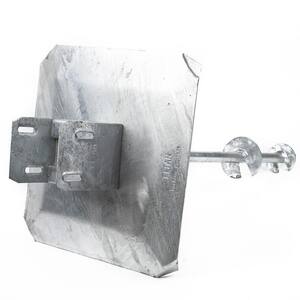 4 in. x 4 in. to 36 in. Steel Deck Foot Anchor
