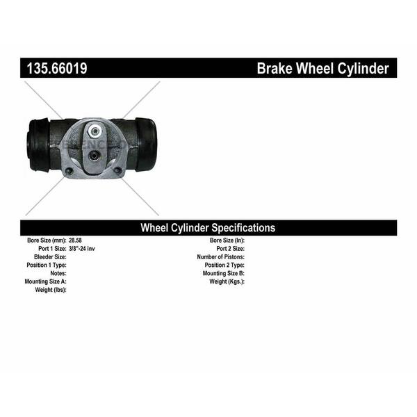 Centric Parts Drum Brake Wheel Cylinder