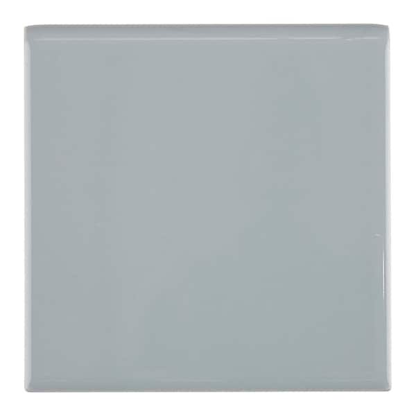 Daltile Semi-Gloss Arctice White 4-1/4 in. x 4-1/4 in. Ceramic Bullnose Wall Tile (0.125 sq. ft. / piece)