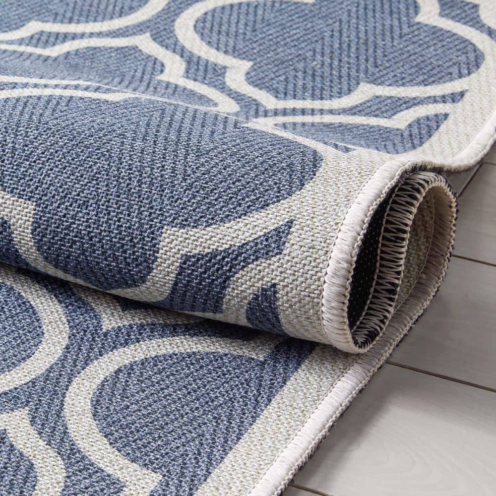 Charcoal Grey 60" x 39" Washable Chenille Area Rug