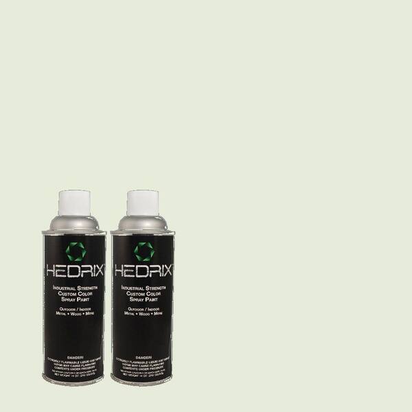 Hedrix 11 oz. Match of 440E-1 Relaxing Green Low Lustre Custom Spray Paint (2-Pack)