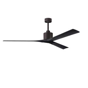 Nan XL 72 in. Indoor Textured Bronze Ceiling Fan with Remote Included
