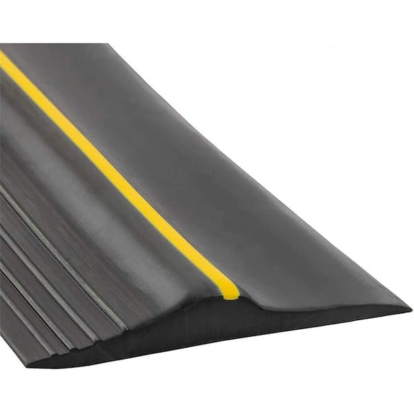 16.5 ft. Black Garage Door Bottom Seal Strip, Made of Premium EPDM Rubber, Simple DIY Installation, Weather Protection