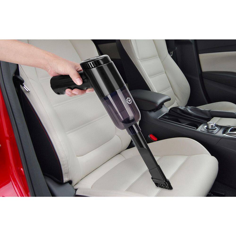 Portable Cordless Black Handheld Car Vacuum with Washable Filter