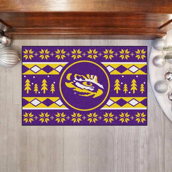 LSU Tigers Holiday Sweater Purple 