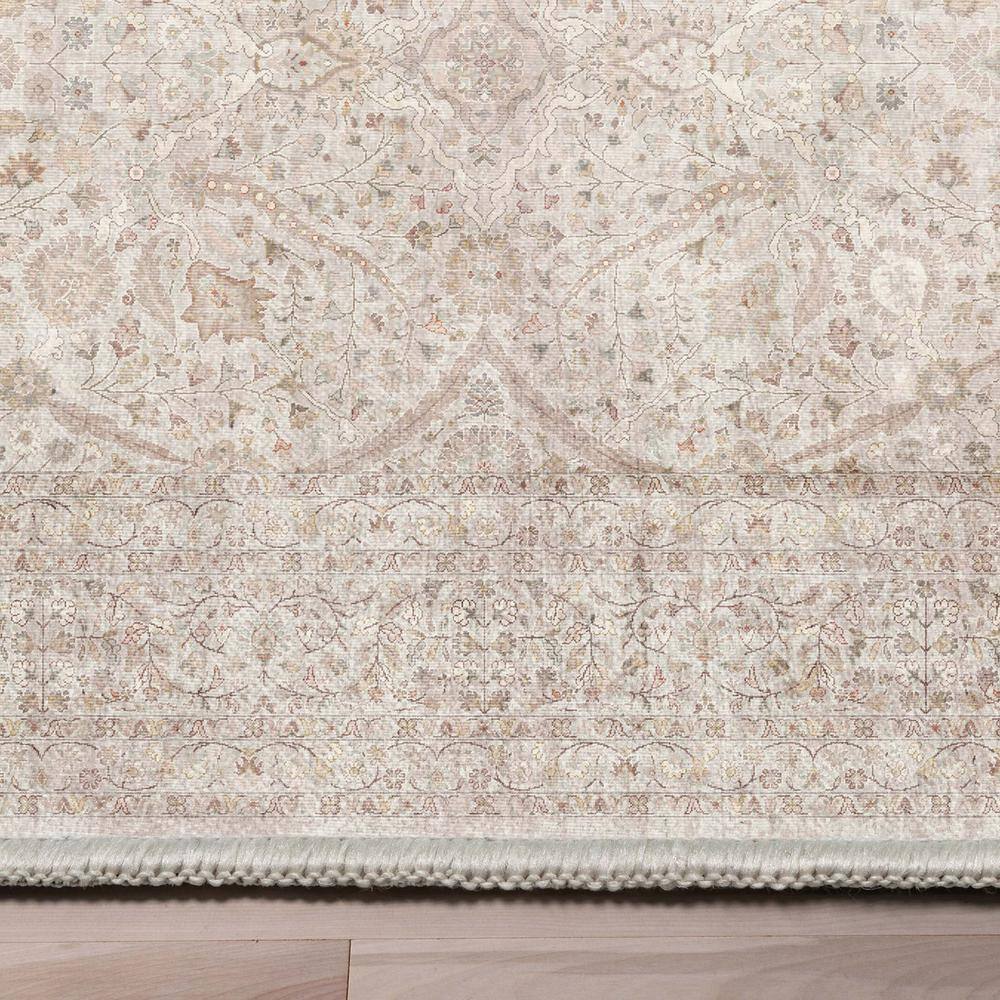 Ivory & Cream 8' x 10' Flat-Weave Chenille Area Rug