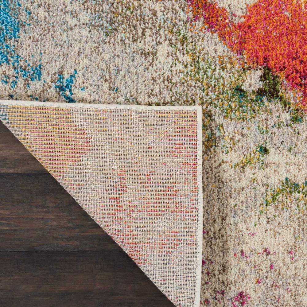 Ivory Abstract Hand-knotted 9' x 12' Synthetic Rug
