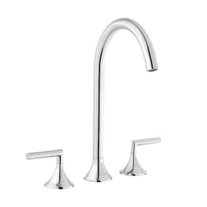 Daxton 8 in. Widespread Double Handle Bathroom Faucet in Polished Chrome