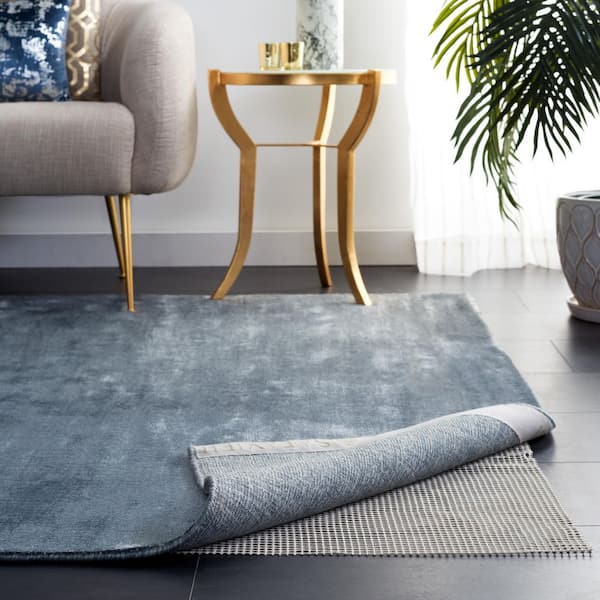 Padding 4 ft. x 6 ft. Creme Modern Textured Area Rug
