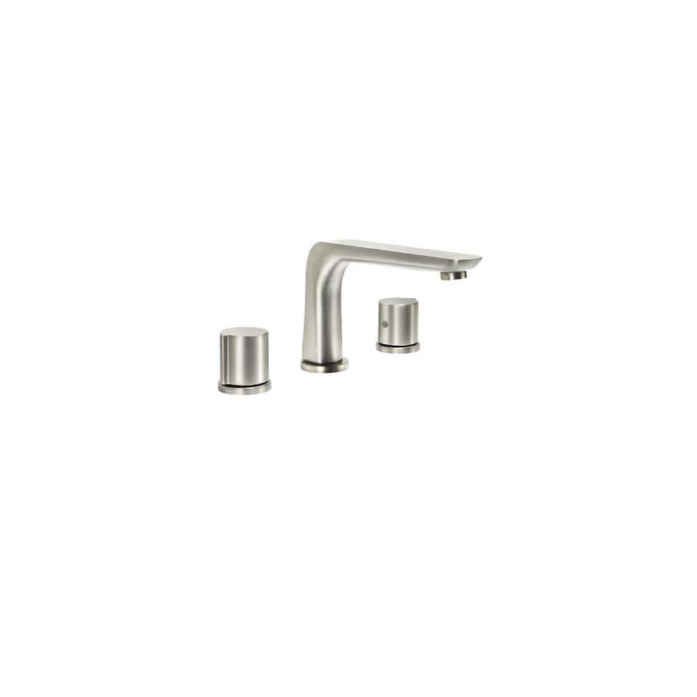 Commercial Metering Double Handle Bathroom Sink Faucet in Brass 16GS-36111