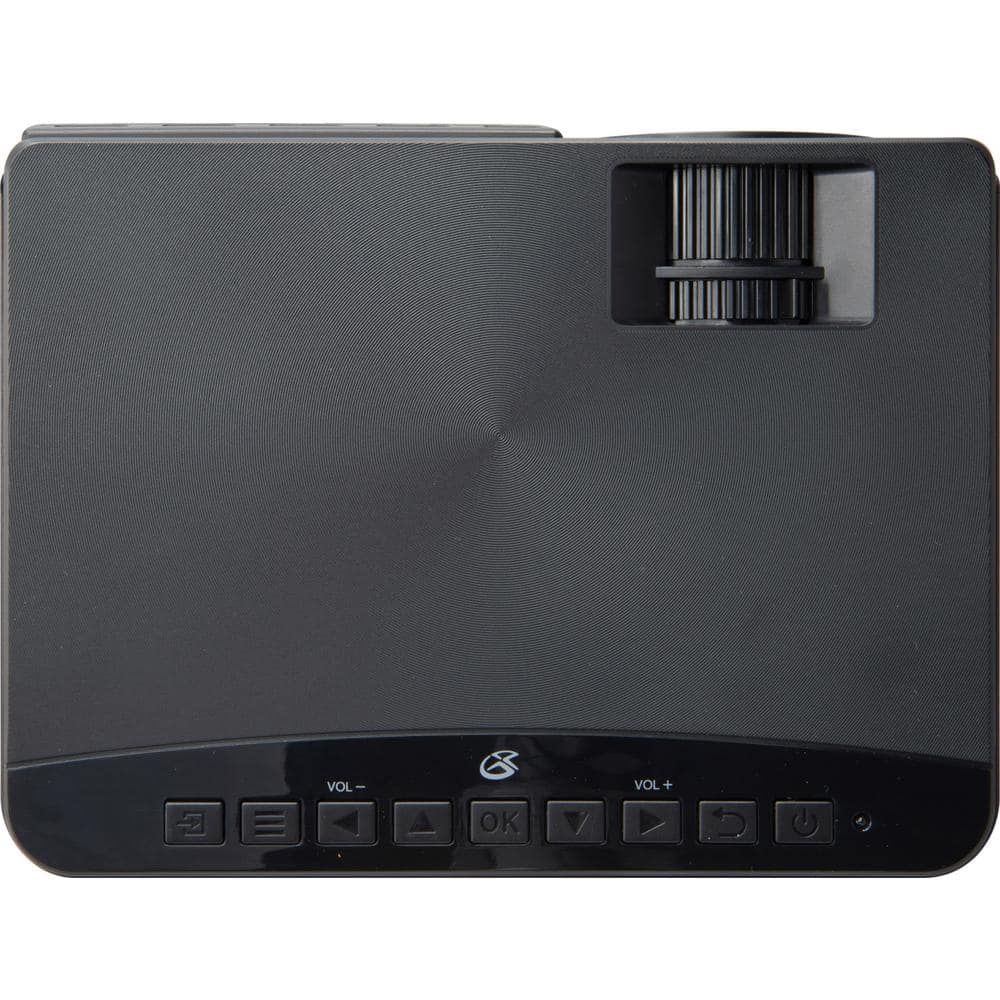 Black Mini Bluetooth DLP Projector with HDMI and USB
