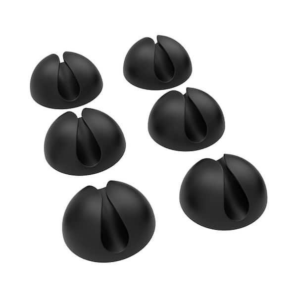 Cord Away Self-adhesive Wire Clips Black 6/pack 00204 : Target