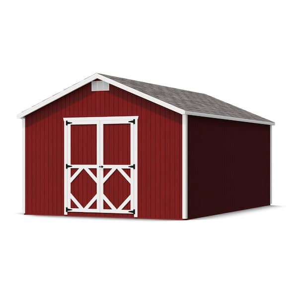 Little Cottage Co. Classic Gable 12 ft. x 18 ft. Outdoor Wood Storage Shed Precut Kit (216 sq. ft.)