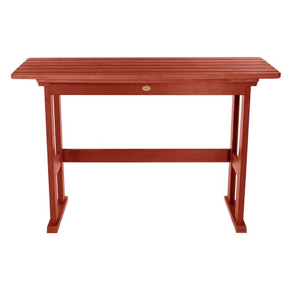 Highwood Lehigh Recycled Plastic Outdoor Counter Height Table Balcony Table