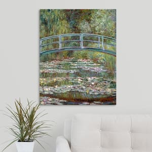 "Bridge over a Pond of Water Lilies" by Claude Monet Canvas Wall Art