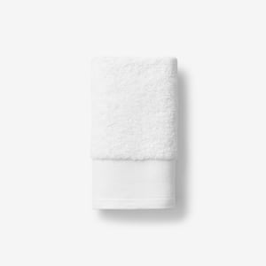 Organic White Solid Cotton Single Hand Towel