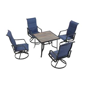 5-Piece Sling Square Outdoor Dining Set