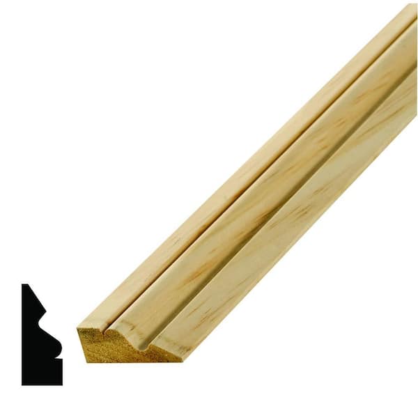 Alexandria Moulding WM 217 11/16 in. x 1-3/4 in. Wood Pine Shingle Molding