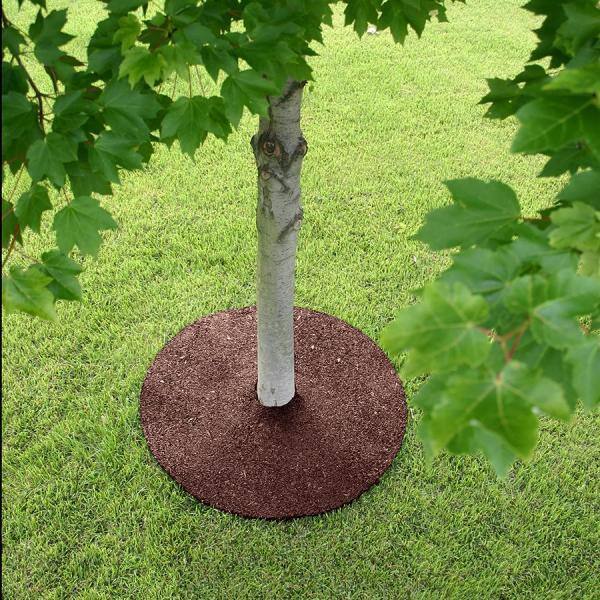 Vigoro 24 in. Red Recycled Rubber Tree Ring (3-Pack) DCTR24RD3