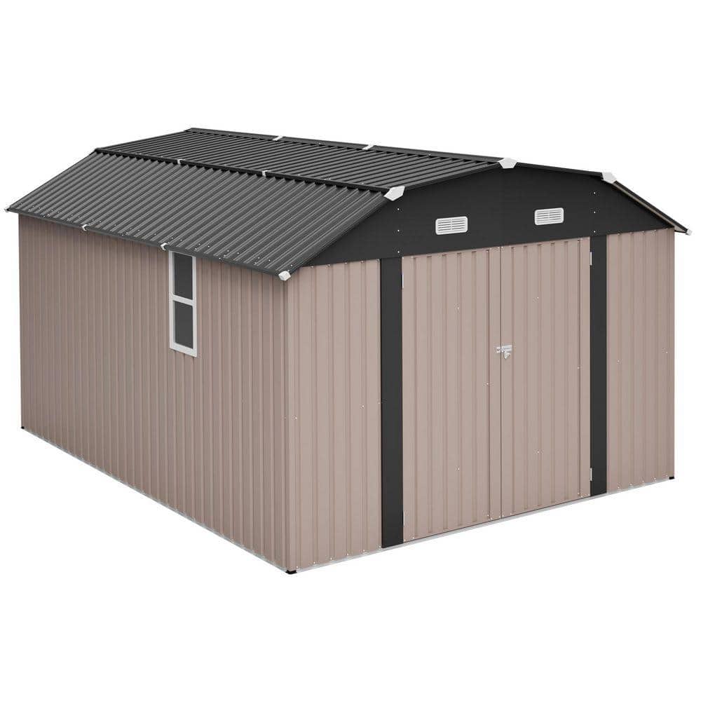 brown-tenleaf-metal-sheds-