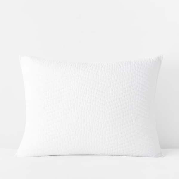 Company Quilt White Cotton King Sham