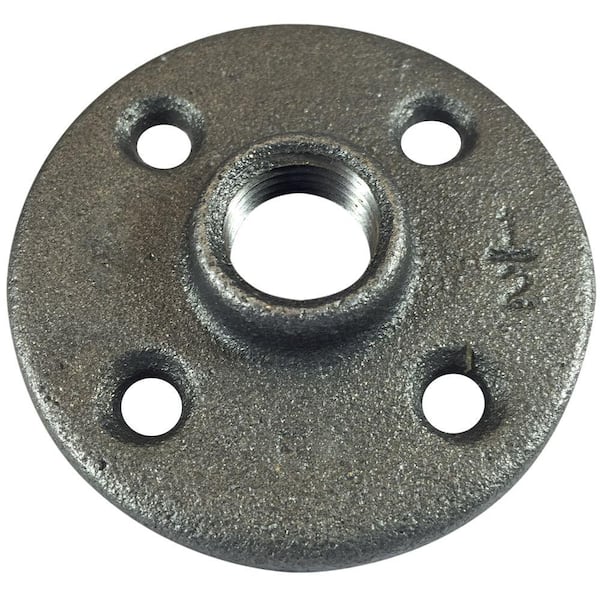 VPC 1/2 in. FPT Black Iron FPT Floor Flange