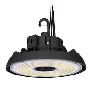 10 in. 150W Integrated LED Dimmable Black High Bay Light UFO 5000K 20250 Lumens IP65