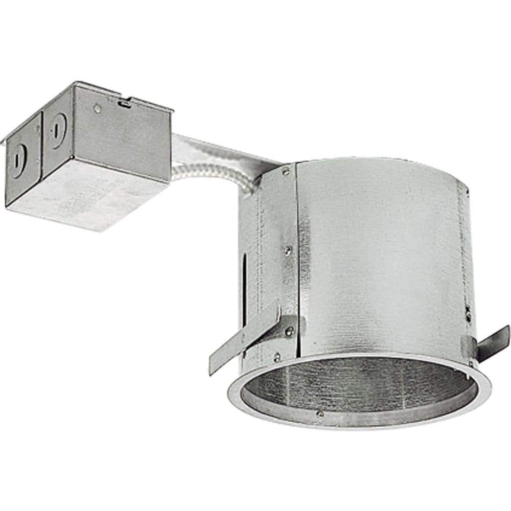 6 in. Metallic Shallow Remodel Recessed Housing, IC and Non-IC