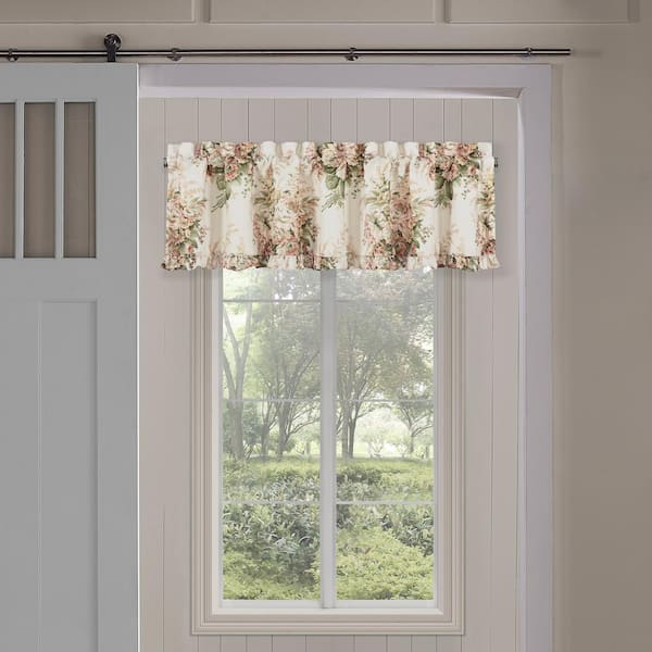 Unbranded Estelle Coral Polyester Window Straight Valance
