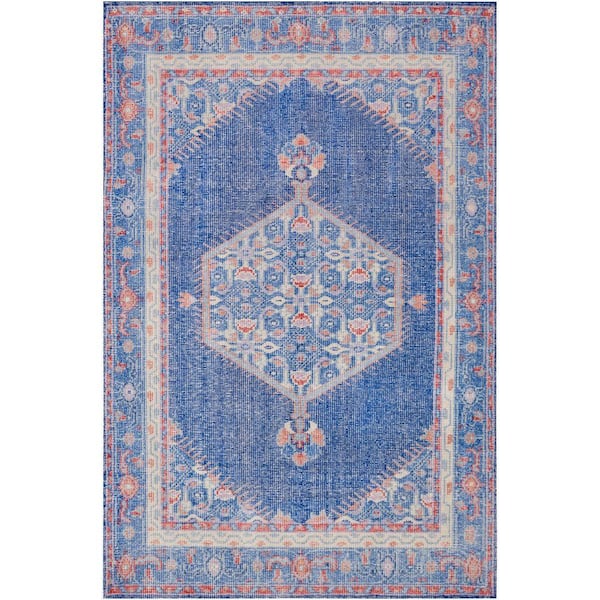 Zeno Cobalt 2 ft. x 3 ft. Indoor Area Rug