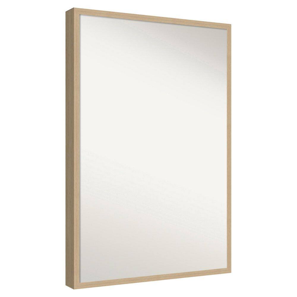 Emery Natural 25.25 in. x 37.25 in. Non-Beveled Modern, Casual Rectangle Framed Wall Mirror price history on PriceWatchPro