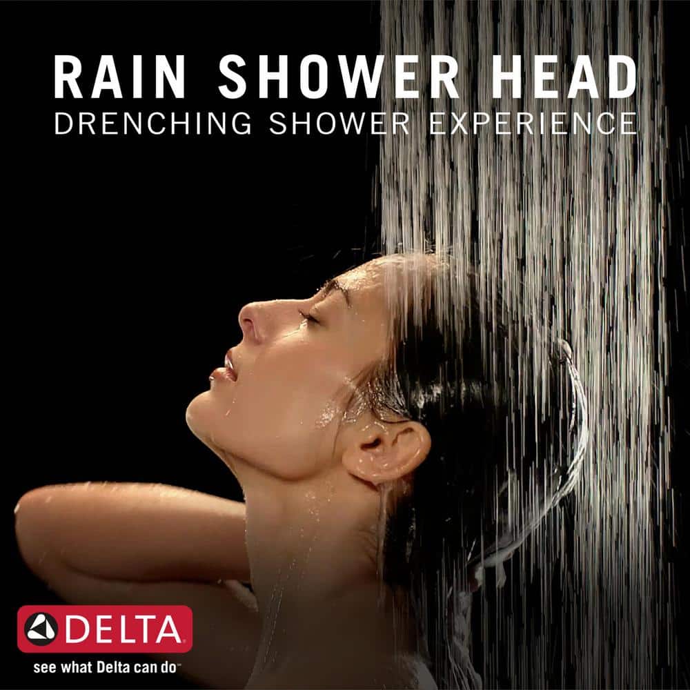 Champagne Bronze Stainless Steel Square Rain Shower Head