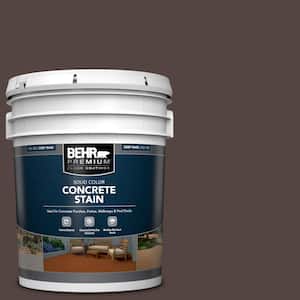 5 gal. #PFC-25 Dark Walnut Solid Color Flat Interior/Exterior Concrete Stain