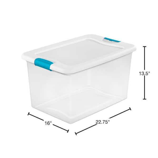 Sterilite 64 Qt. Latching Storage Box 14978006 - The Home Depot