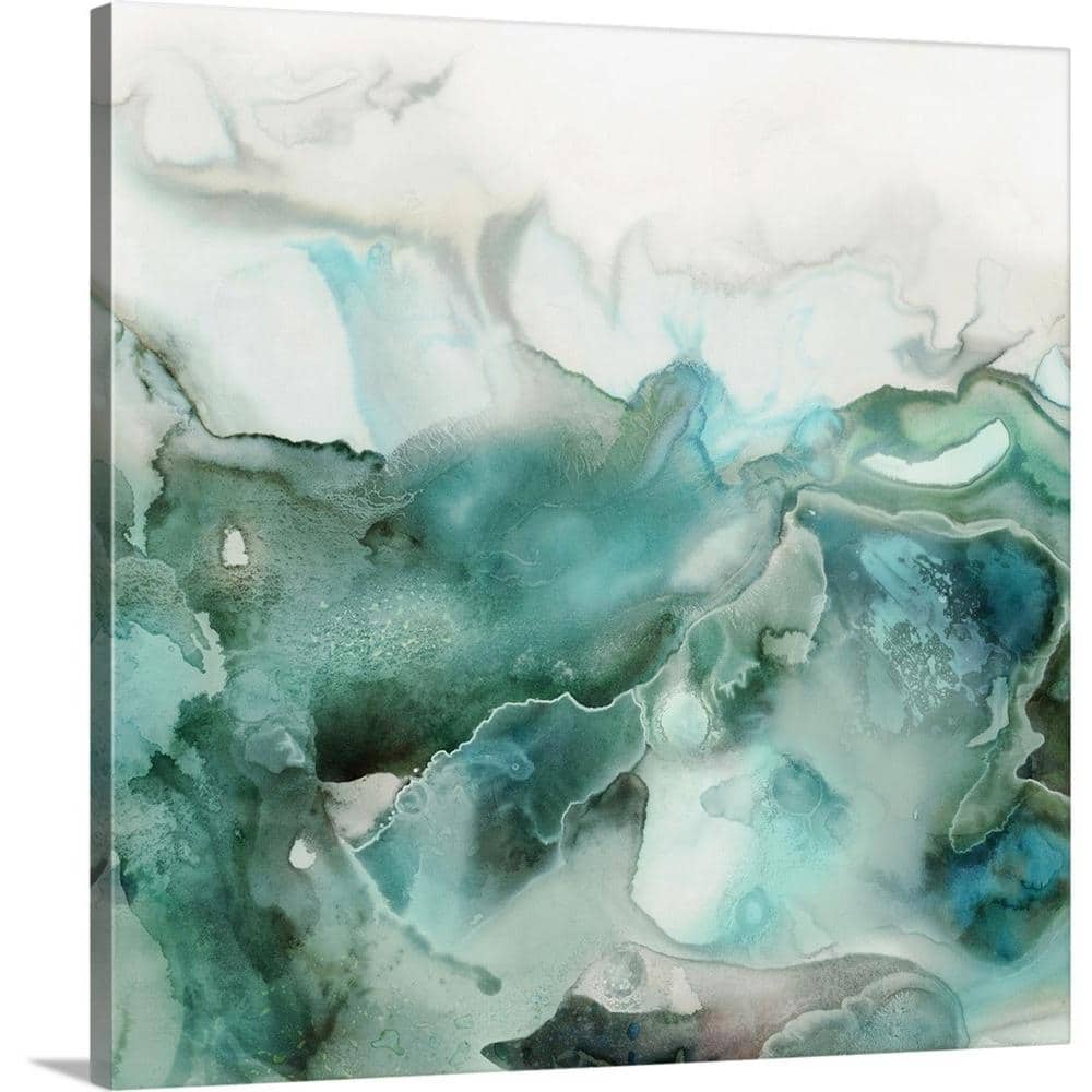 Mint Bubbles I by PI Studio Canvas Wall Art