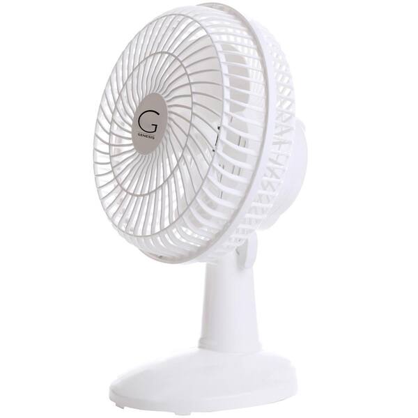 Convertible Table-Top & Clip Fan Genesis 6-Inch Clip-On Fan Fully Adjustab... 