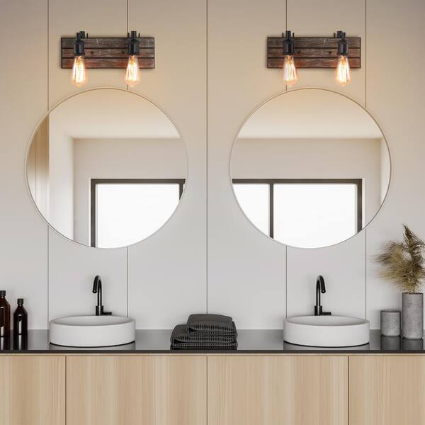Wooden Vanity Light Bar Off 60, Light Wood Vanity Bathroom