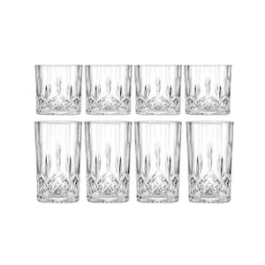 4-Piece Crystal Old Fashioned 11 oz. Highballs and 4-Piece 11 oz. Whiskey Glasses, Great for Cocktail, Whisky, Beverages