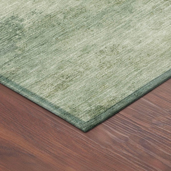 Chantille Machine Washable Indoor/Outdoor Abstract ACN2367 Fern 8 ft. x 10 ft. Area Rug