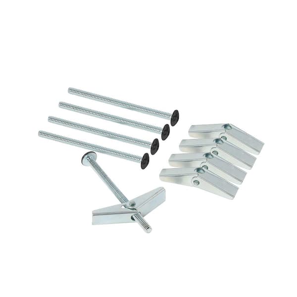 BLACK ADJUSTABLE SHELVING HARDWARE TOGGLES - 5-Pack