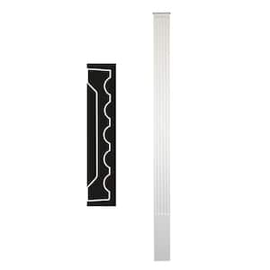 1-1/4 in. x 6 in. x 90 in. Primed Polyurethane Fluted Pilaster Moulding
