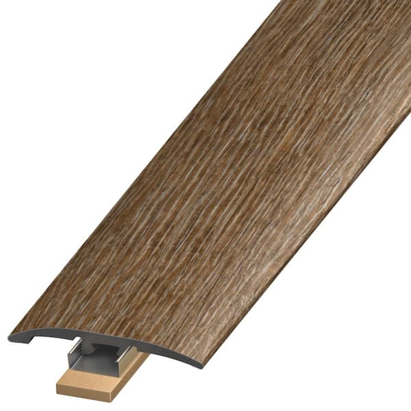DuraDecor Classy Chic All About Almond 0.25 in. T x 2 in. W x 94 in. L 3-in-1 Transition Molding