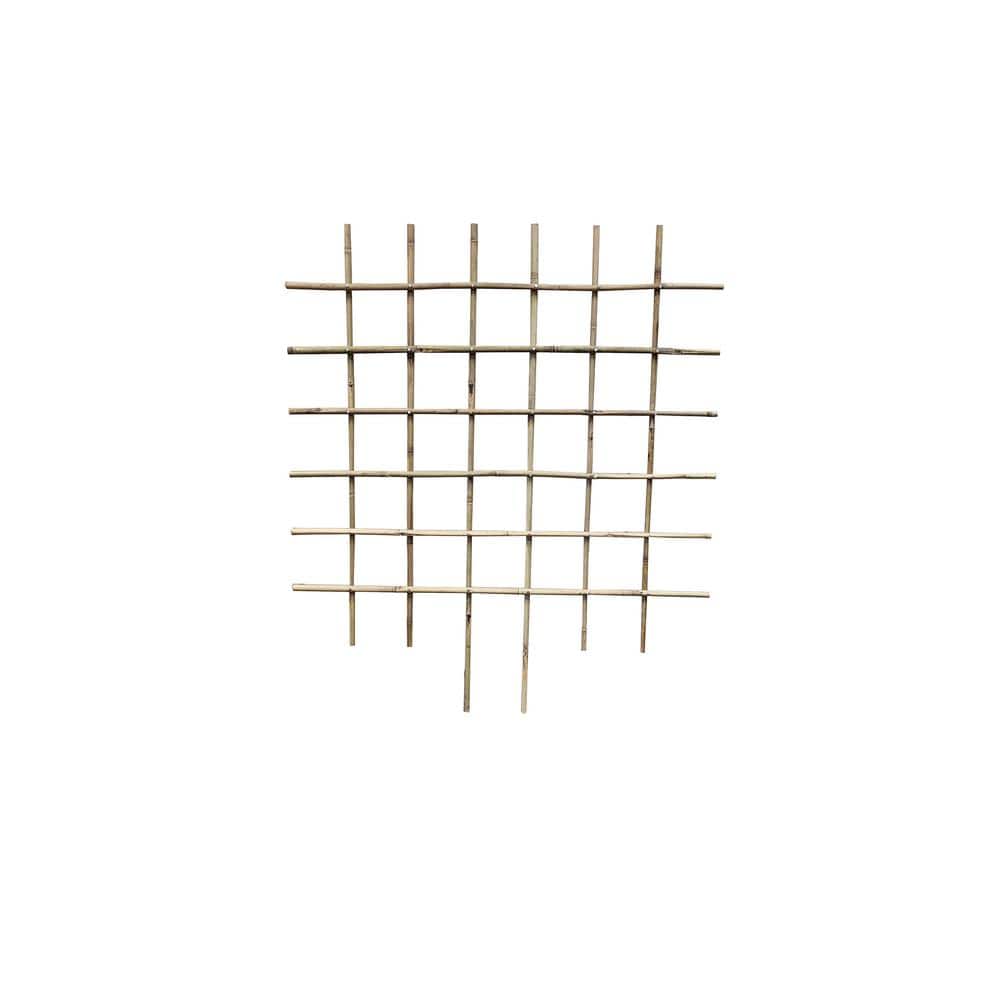 Expandable Natural Bamboo Garden Trellis, 36" x 36"