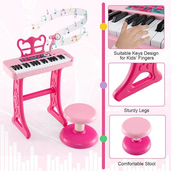 Gymax 37-Key Kids Piano Keyboard na LaruangGymax 37-Key Kids Piano Keyboard na Laruang  