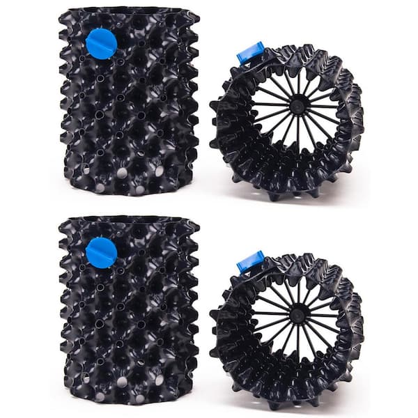 Hydrofarm Superoots 0.3 Gal 1 l Air-Pot Garden Propagation Plastic Pot Planter Containers (6-Pack)