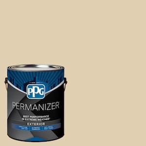 1 gal. PPG1086-3 Almond Cream Satin Exterior Paint