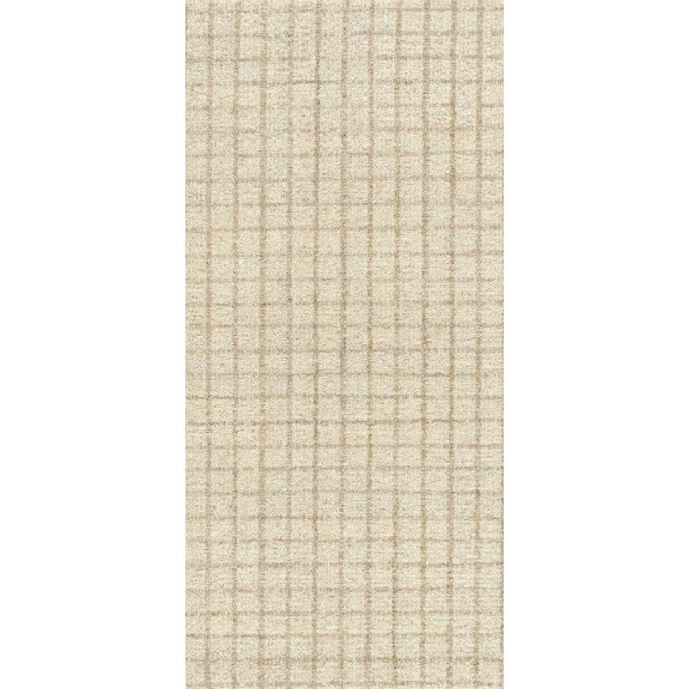 DASH & ALBERT Conall Hand Micro Hooked Wool Natural 3 ft. x 8 ft ...