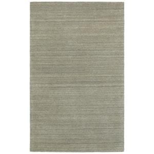 Isadore Grey/Grey 8 ft. x 10 ft. Solid Area Rug