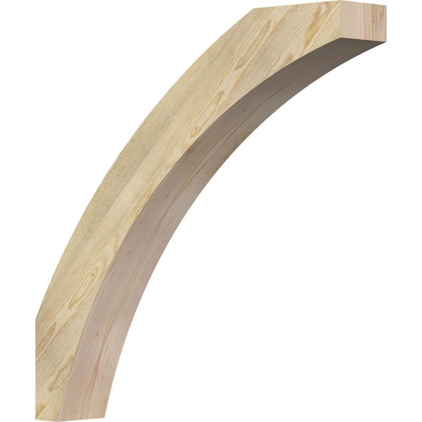 Ekena Millwork 6"W x 36"D x 36"H Thorton Rough Sawn Knee Brace, Douglas Fir